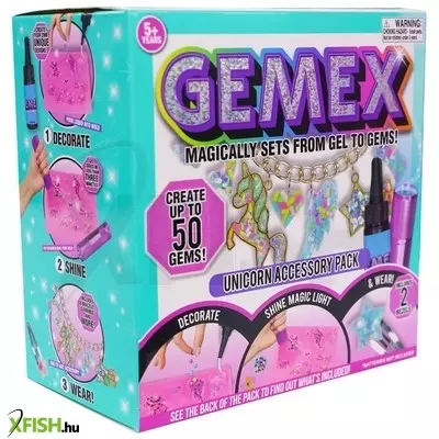 Gemex gélből drágakő unikornis