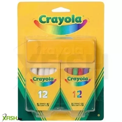 Crayola: 2 x 12 db pormentes kréta törlővel