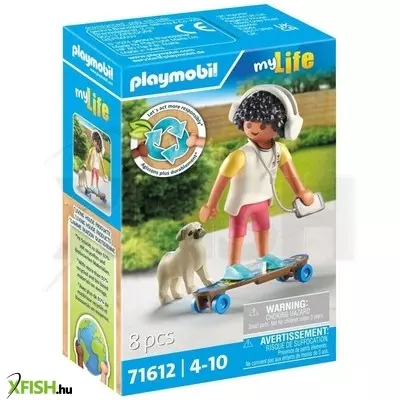 Playmobil fiú kutyussal