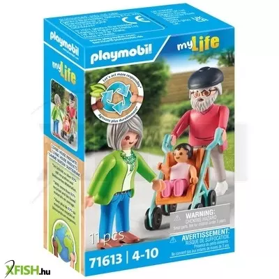 Playmobil nagyszülők kisbabával