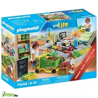 Playmobil bio szupermarket