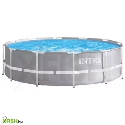 Intex: MetalPrism merev falú prémium medence szett - 366 x 99 cm
