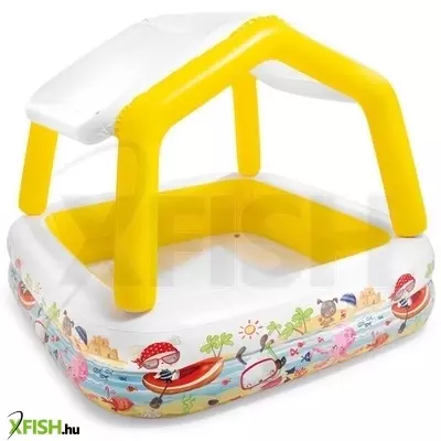 Intex: Gyermek pancsoló árnyékolóval - 157 x 157 x 122 cm