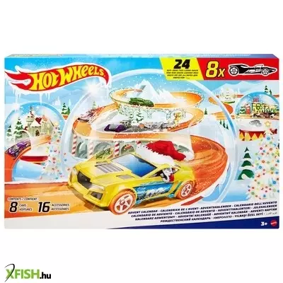 Adventi naptár hot wheels