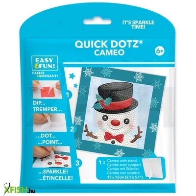 diamond dotz quick dotz képkészítő hóember
