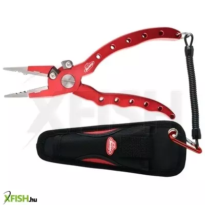 Berkley Aluminum Pliers Fogó 7 in Red 1 Multi-Species Plastic Clam / Blister