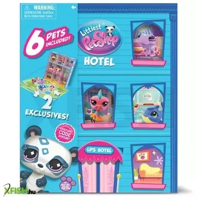 Littlest pet shop lps hotel 6db-os készlet s2