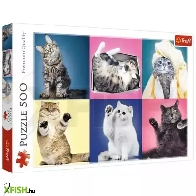 Trefl: Kiscicák puzzle - 500 darabos