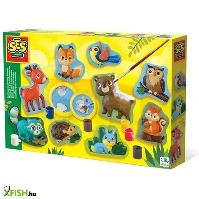 Ses gipszkiöntő - erdei állatok