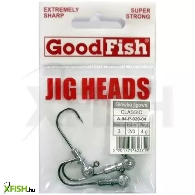 Good Fish Jig Horog Ezüst 2-es 3g 3db/csomag