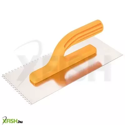 Neotools acél simító, fogazott, rozsdamentes, 280x130mm, 4x4x4mm fog