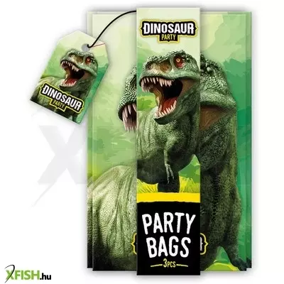 grafix dínós ajándéktasak 21, 5 cm x 13 cm 3 db