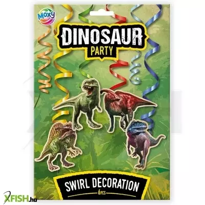 grafix dínós parti dekoráció, 6 db