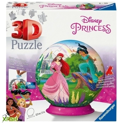 ravensburger puzzle 3d 72 db - disney hercegnők