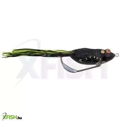 Sebile Pivot Frog Béka Műcsali™ 2 1/2in | 6cm 1/2 oz Black Yellow Frog Béka Műcsali 1 Box Topwater 5/0