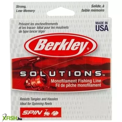 Berkley Solutions Spinning Filler Spools Monofil pergető zsinór 300m Clear 4lb | 1.8kg 0.008in | 0.20mm