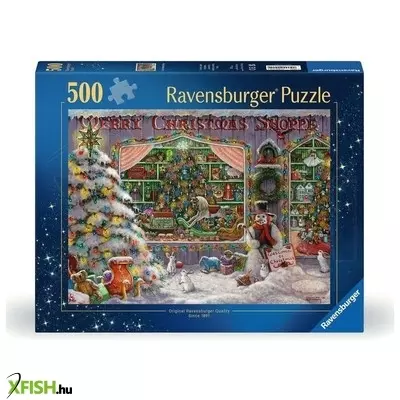 Ravensburger puzzle 500 db - karácsonyi bolt