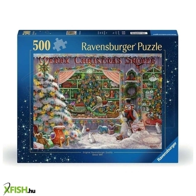 Ravensburger puzzle 500 db - karácsonyi bolt