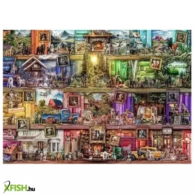 Ravensburger puzzle 1000 db - kutyus könyvtár