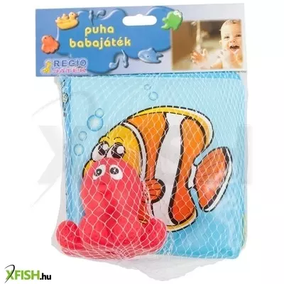 khattar toys tengeri állatok pancsolókönyv bébijáték spriccelővel