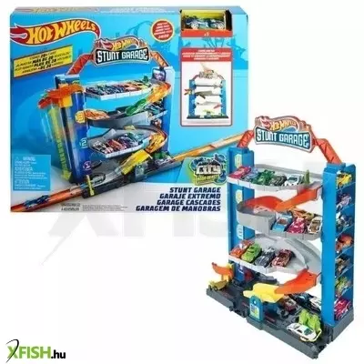 Hot Wheels: Kaszkadőr garázs szett