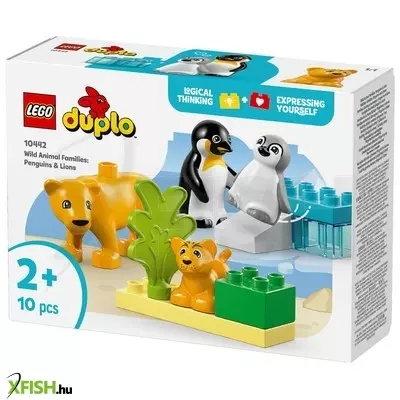 lego duplo town 10442 állatcsaládok a vadvilágban pingvinek és oroszlánok