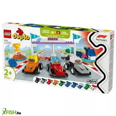 Lego duplo town 10445 f1 versenyautók és pilóták
