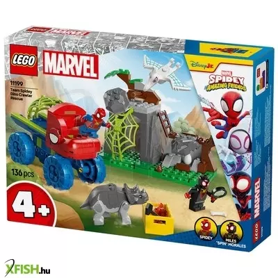 Lego spidey 11199 pókcsapat mentőakció a dinómarkolóval