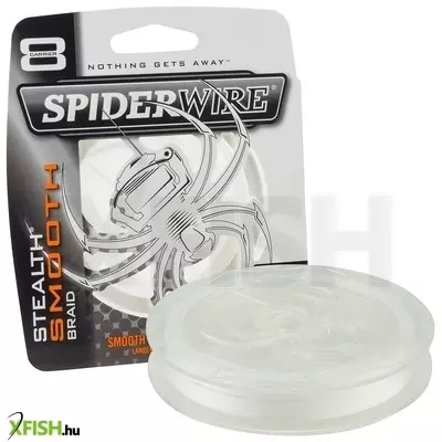 SpiderWire Stealth Smooth Filler Spools Mikrokristályos Polimerréteg bevonatú Fonott Pergető Zsinór 150m Áttetsző 6.6kg | 14lb 0.06mm