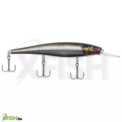 Berkley Cutter wobbler 110+ 4 3/8in | 11cm 110+ (9/16 oz) Black Silver 1 Plastic Clam / Blister 4'-8' | 1.2m-2.4m 6 3