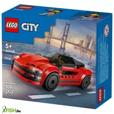 Lego city great vehicles 60448 piros sportautó