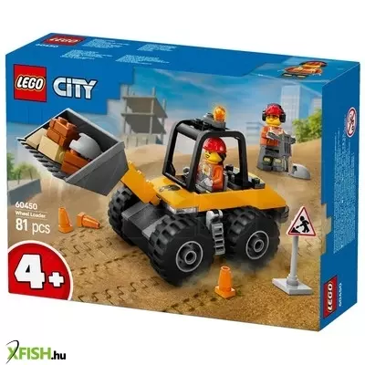 Lego city great vehicles 60450 sárga kerekes rakodógép