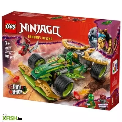 Lego ninjago 71828 lloyd hátrahúzhatós versenyautója
