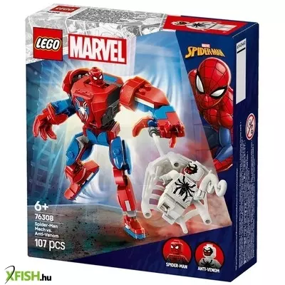 Lego super heroes marvel 76308 pókember robot vs. anti-venom