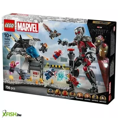 lego super heroes marvel 76314 amerika kapitány polgárháború csatajelenet