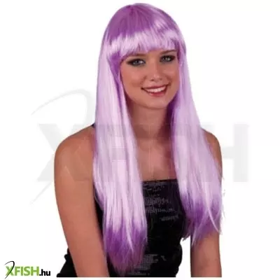 Espa nv hosszú haj paróka - lila, univerzális méret