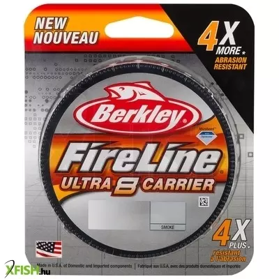 Berkley Fireline Ultra 8 Filler Spools Fonott Pergető zsinór 300m Smoke 10.7kg | 23lb 0.004in | 0.10mm