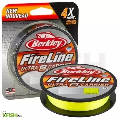 Berkley Fireline Ultra 8 Filler Spools Fonott Pergető zsinór 300m Fluorescent Green 18.4kg | 40lb 0.010in | 0.25mm