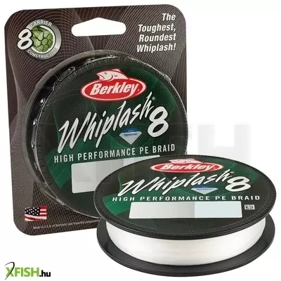 Berkley Whiplash 8 Filler Spool Dyneema szálas pergető zsinór 150m Crystal áttetsző 19.2kg | 42lb 0.0055in | 0.14mm
