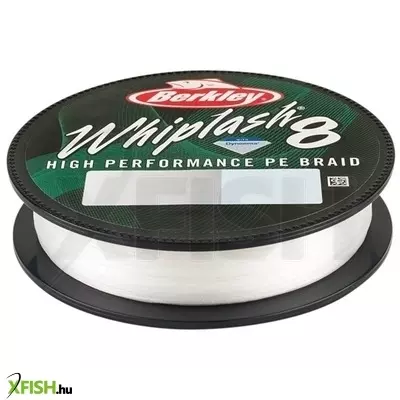 Berkley Whiplash 8 Filler Spool Dyneema szálas pergető zsinór 150m Crystal áttetsző 20.8kg 0.0065in | 0.16mm