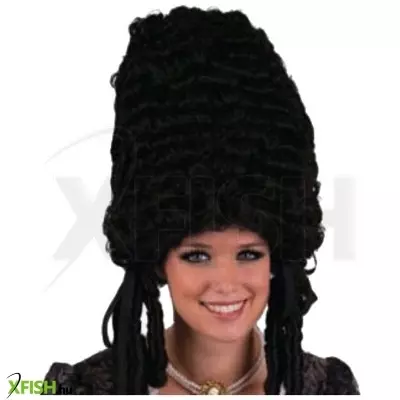 funny fashion pompadour paróka - fekete, univerzális méret