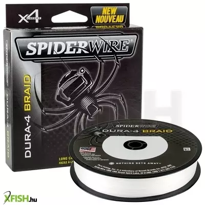 SpiderWire Dura4 Braid Filler Spools 4 Szálból szőtt Fonott Pergető Zsinór 150m Áttetsző 45.0kg | 99lb | 0.40mm