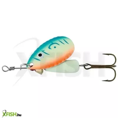Abu Garcia Droppen Spinners Körforgó villantó 46mm 8g UV Blue/Orange