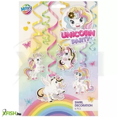 grafix unikornis parti dekoráció, 3 db