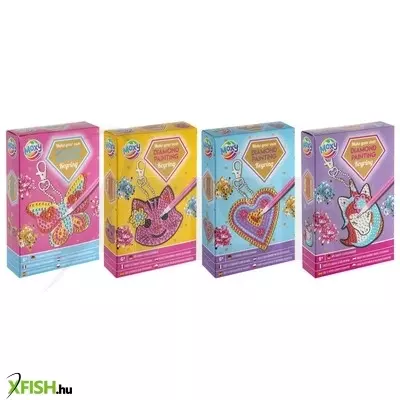 Grafix gyémántfetős kulcstartó készítő, 4 féle