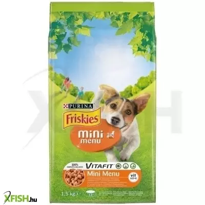 Friskies Száraz Kutya Mini Menü Csirke+Zöldség 1,5 Kg