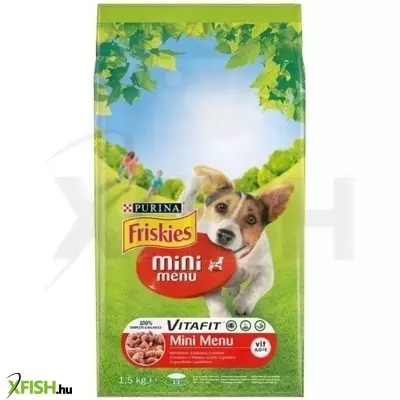 Friskies Száraz Kutya Mini Menü Marha+Zöldség 1,5 Kg