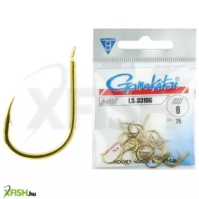 Gamakatsu Pontyozó Horog Ls-3310G/006 25/Cs.