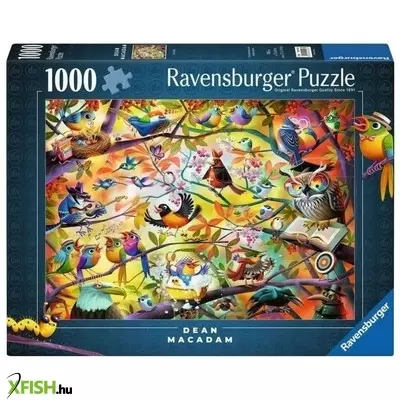Ravensburger puzzle 1000 db - szorgos madárkák