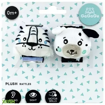 Gagagu dupla csörgő szett tigris, kutyus